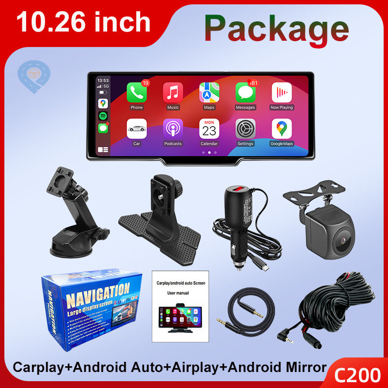10.26” Portable Wireless Apple CarPlay & Android Auto Smart Car Display